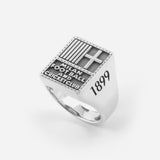 NOVE25 X MILAN - SILVER HISTORICAL LOGO CHEVALIER