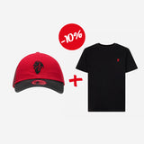 BUNDLE NEW ERA X AC MILAN CAP + BLACK T-SHIRT DEVIL COLLECTION