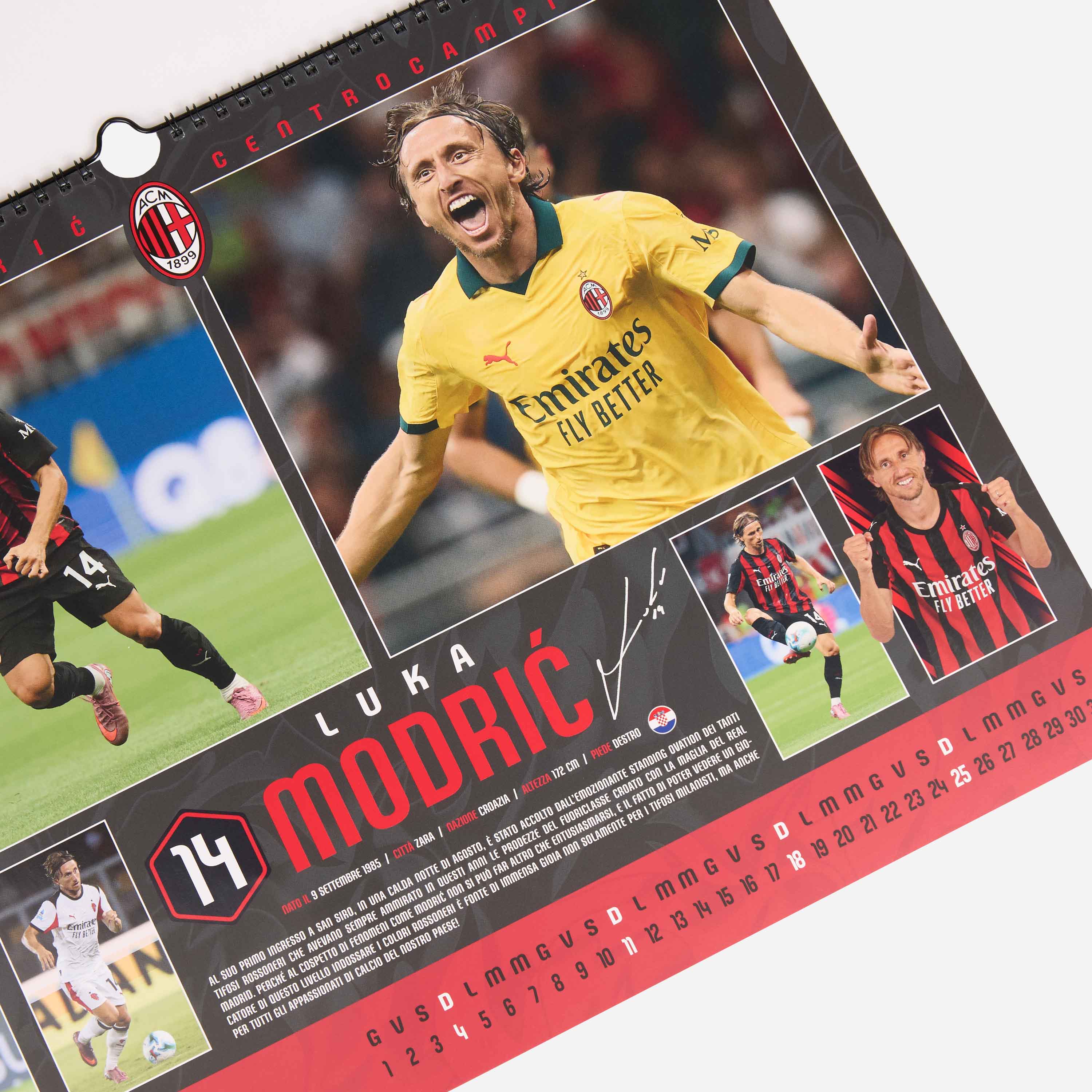 AC MILAN 2026 CALENDAR