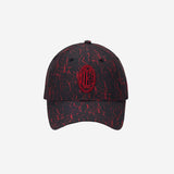 9FORTY® NEW ERA X AC MILAN CAP WITH LOGO AND RED&BLACK DETAILS