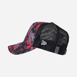 TRUCKER NEW ERA X AC MILAN CAP WITH EMBROIDERED DEVIL LOGO