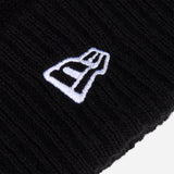 NEW ERA X AC MILAN BLACK AND RED BEANIE WITH POMPOM
