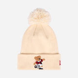 NEW ERA X AC MILAN YOUTH BEANIE WITH EMBROIDERED TEDDY