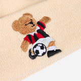 NEW ERA X AC MILAN YOUTH BEANIE WITH EMBROIDERED TEDDY