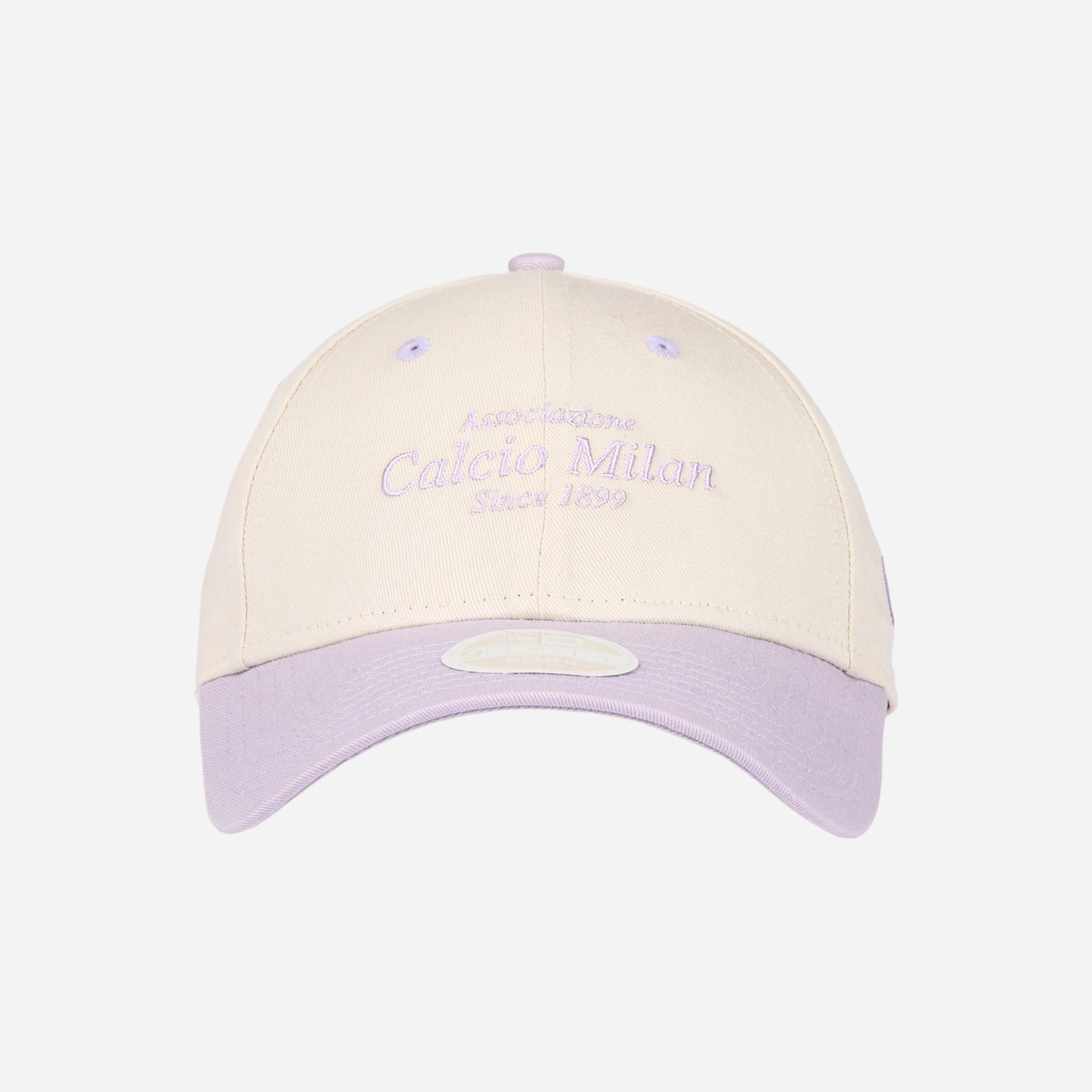 9FORTY® NEW ERA X AC MILAN WHITE AND LILAC CAP
