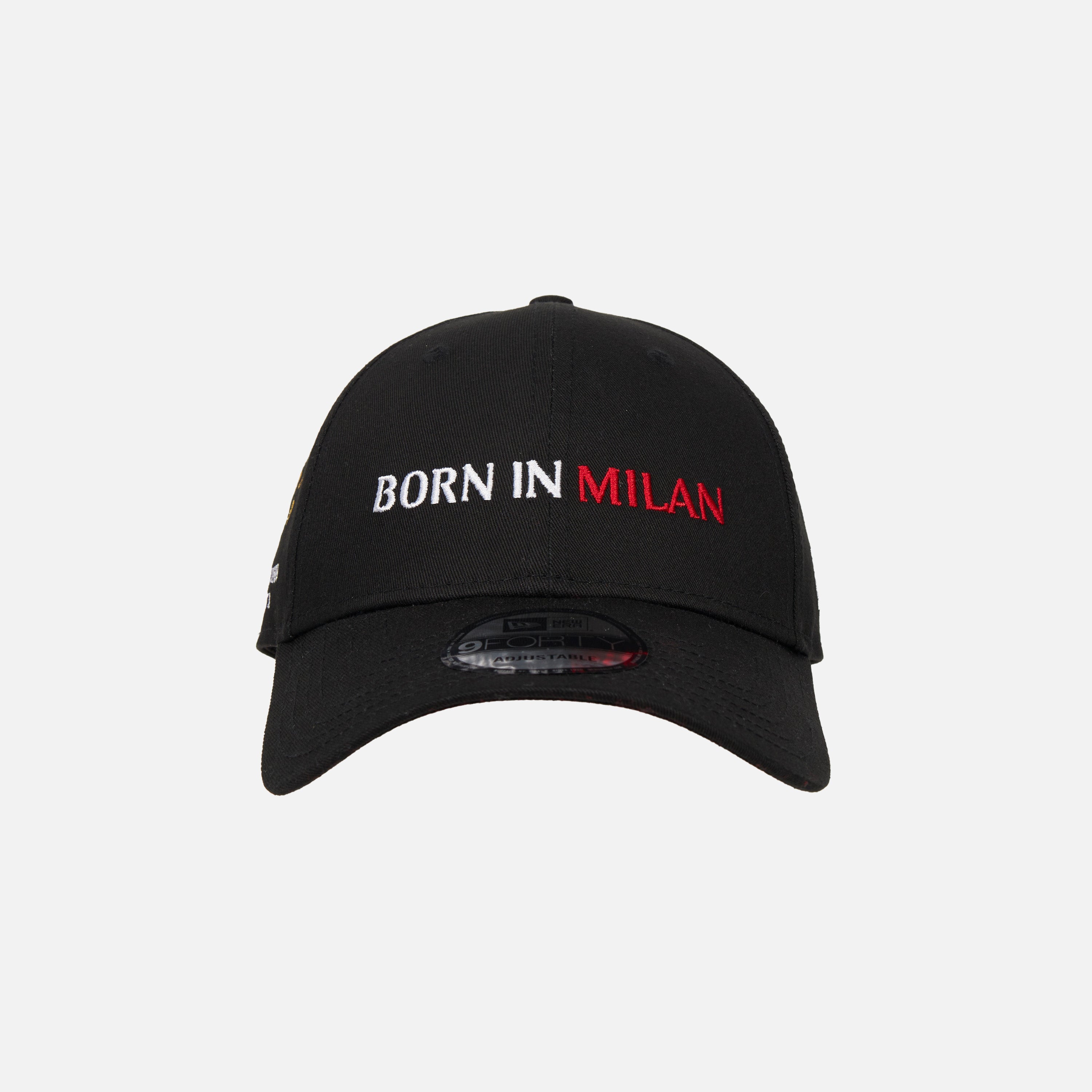 9FORTY® NEW ERA X AC MILAN BLACK CAP CITY COLLECTION