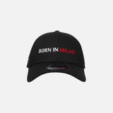 9FORTY® NEW ERA X AC MILAN BLACK CAP CITY COLLECTION