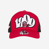 NEW ERA X AC MILAN KIDS TRUCKER CAP WITH 1899 EMBROIDERY
