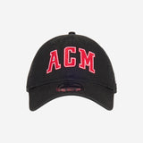 9TWENTY® NEW ERA X AC MILAN BLACK CAP WITH ACM EMBROIDERY