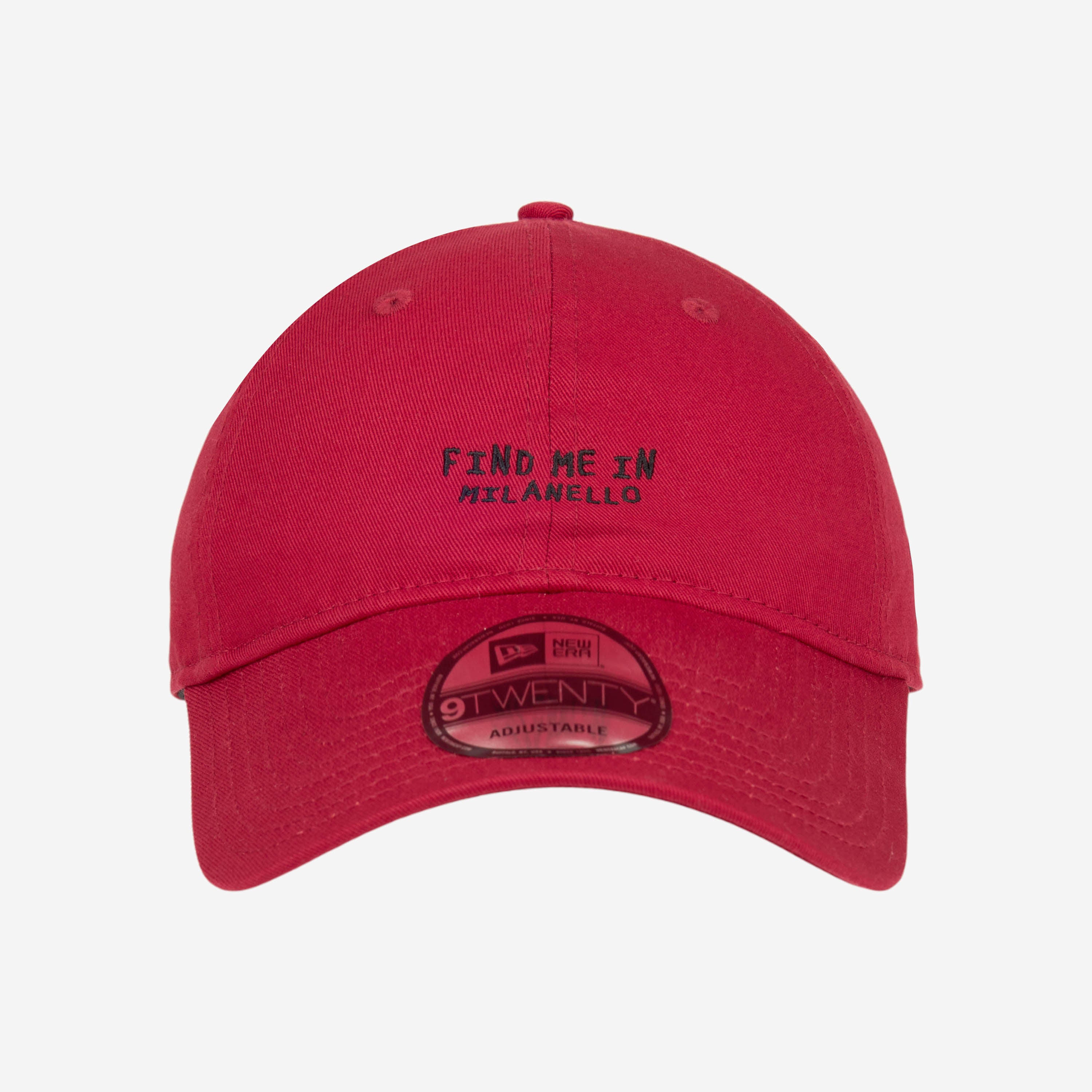 9TWENTY® NEW ERA X AC MILAN RED CAP WITH PHRASE