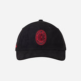 9FORTY NEW ERA X AC MILAN BLACK FAUX SUEDE CAP