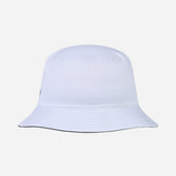 NEW ERA X AC MILAN WHITE BUCKET HAT WITH EMBROIDERED LOGO