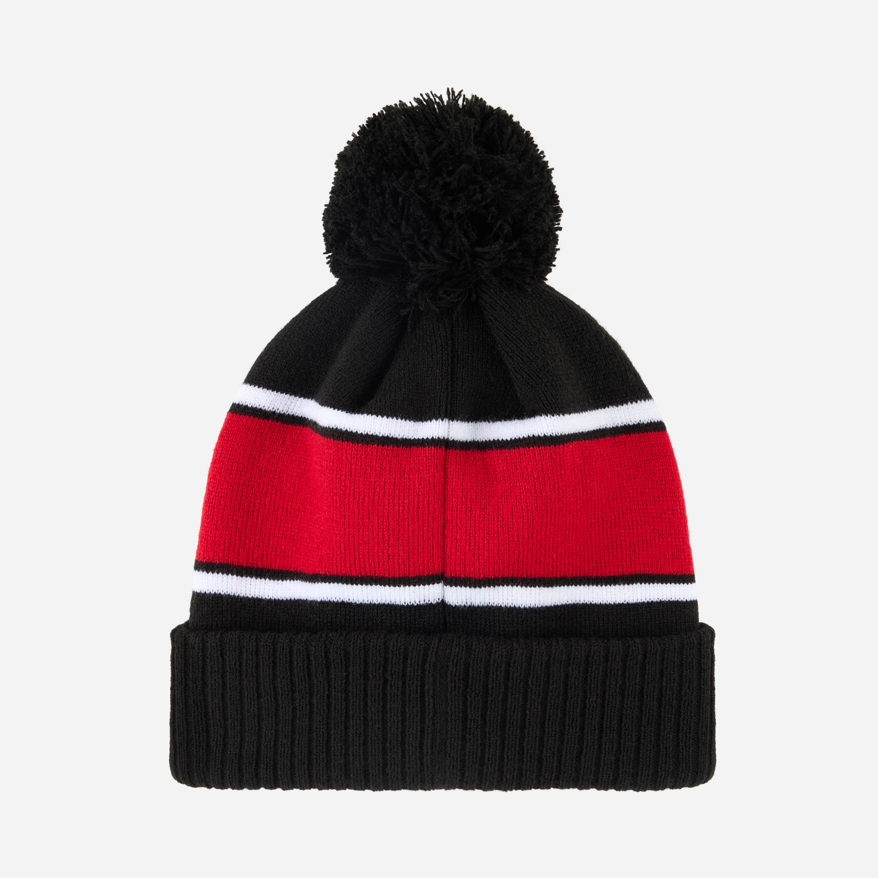 NEW ERA X AC MILAN BLACK POM-POM BEANIE