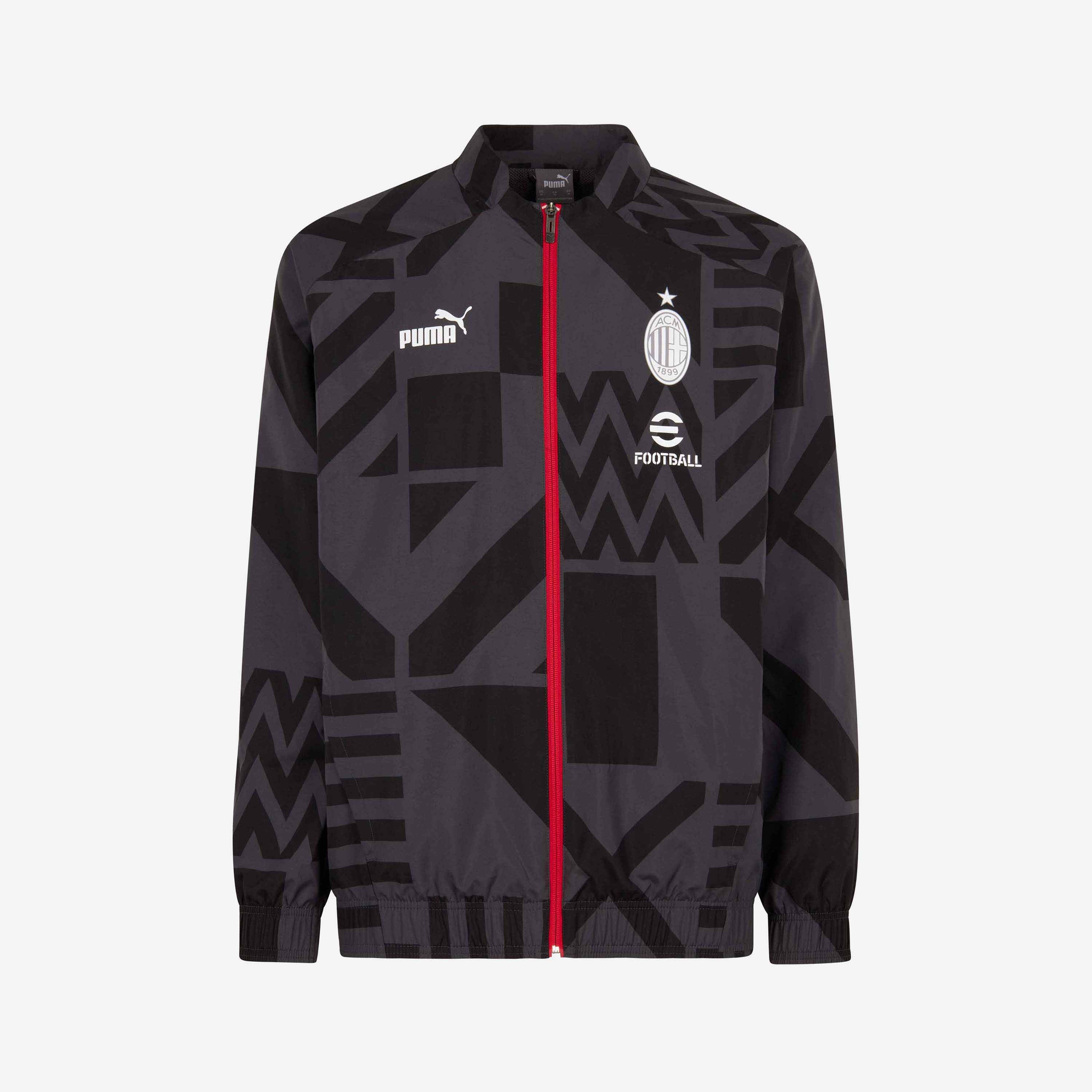 MILAN PREMATCH 2022/23 JACKET WITH ZIPPER
