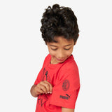AC MILAN KIDS T-SHIRT WITH FRONT GRAPHIC FOOTBALL CORE