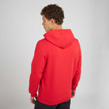 FELPA CON ZIP MILAN ESSENTIAL ROSSA