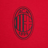 FELPA CON ZIP MILAN ESSENTIAL ROSSA