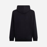 AC MILAN ESSENTIAL COLLECTION BLACK ZIPPED HOODIE