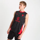 MILAN SLEEVELESS TRAINING 2025/26 BLACK JERSEY