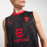 MILAN SLEEVELESS TRAINING 2025/26 BLACK JERSEY