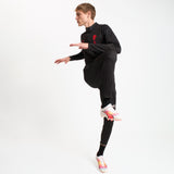 MILAN TRAINING 2025/26 BLACK JACKET WITH ZIPPER AND POCKETS