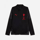 MILAN TRAINING 2025/26 KIDS' BLACK JACKET WITH ZIPPER AND POCKETS