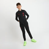 MILAN TRAINING 2025/26 KIDS' BLACK JACKET WITH ZIPPER AND POCKETS