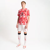 MILAN PREMATCH 2025/26 RED AND WHITE T-SHIRT