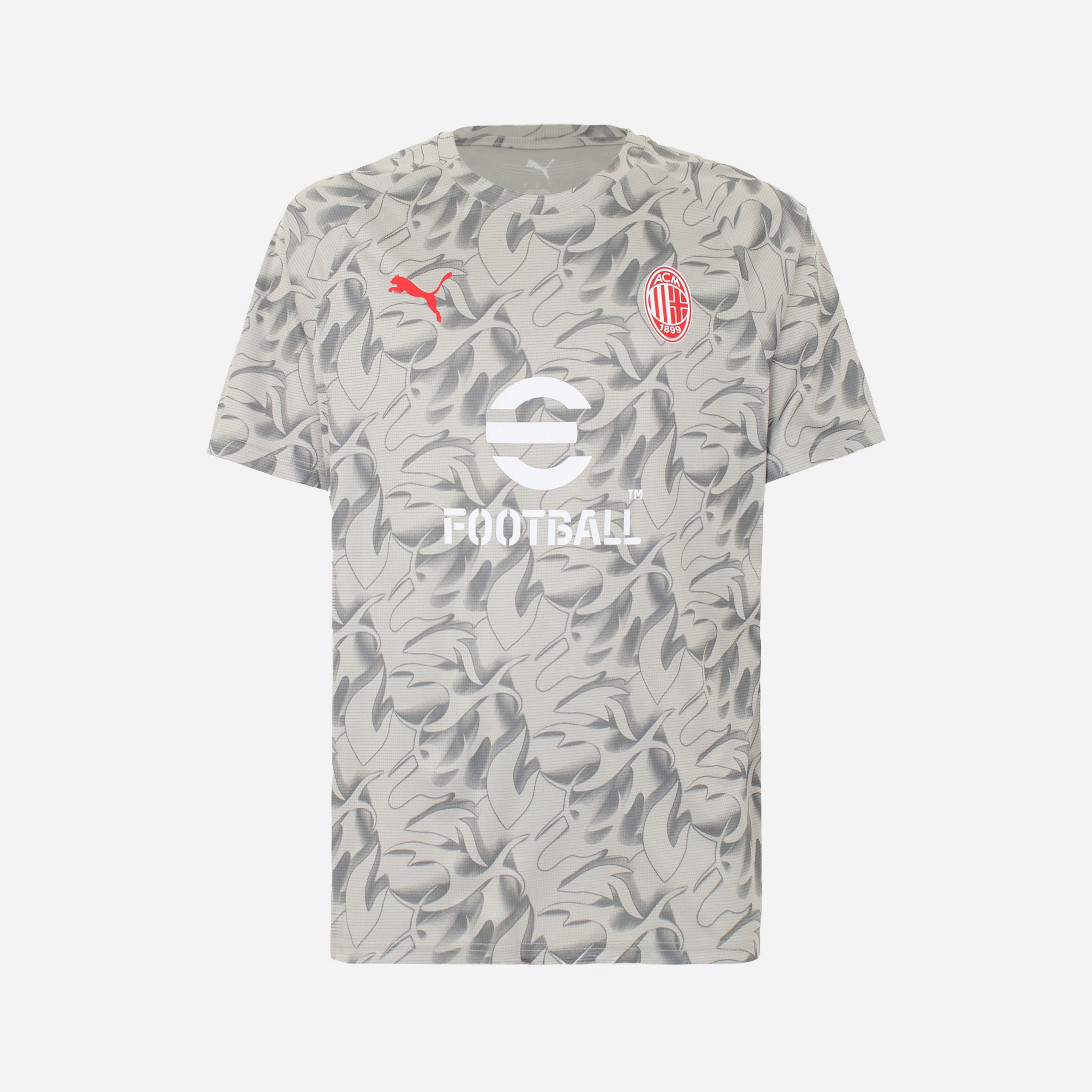 MILAN PREMATCH 2025/26 GREY T-SHIRT