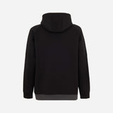 FELPA NERA MILAN PUMATECH 2025/26 CON ZIP E CAPPUCCIO