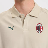 MILAN PUMATECH 2025/26 BEIGE POLO SHIRT