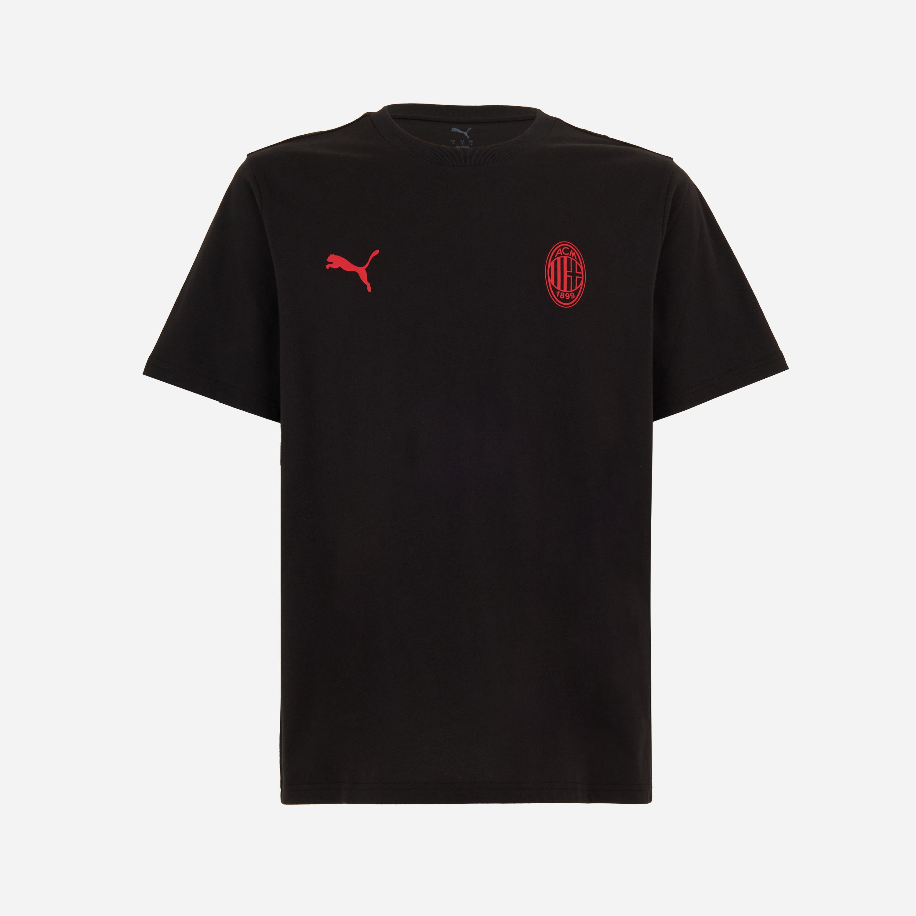AC MILAN BLACK T-SHIRT ESSENTIAL COLLECTION