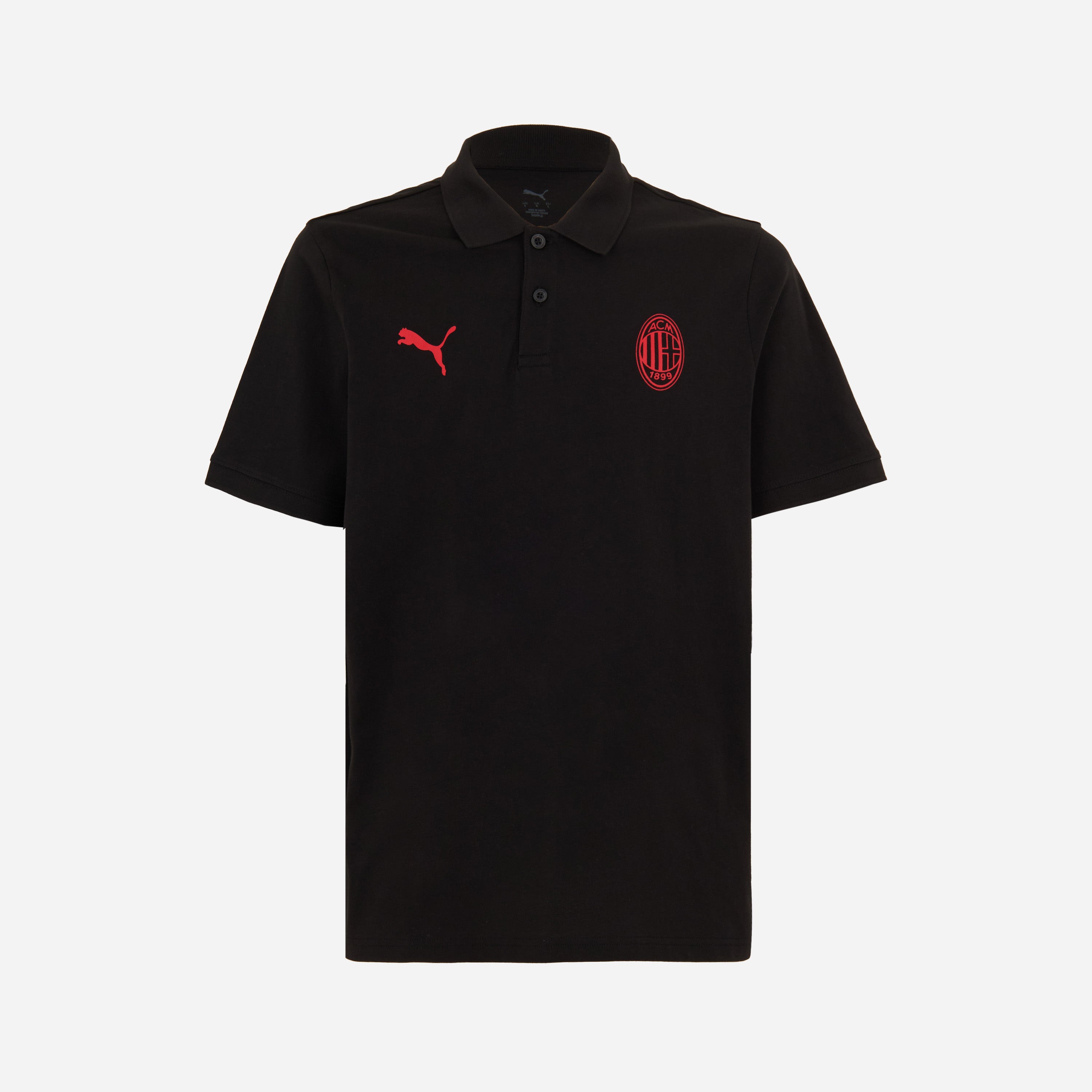 AC MILAN BLACK POLO ESSENTIAL COLLECTION