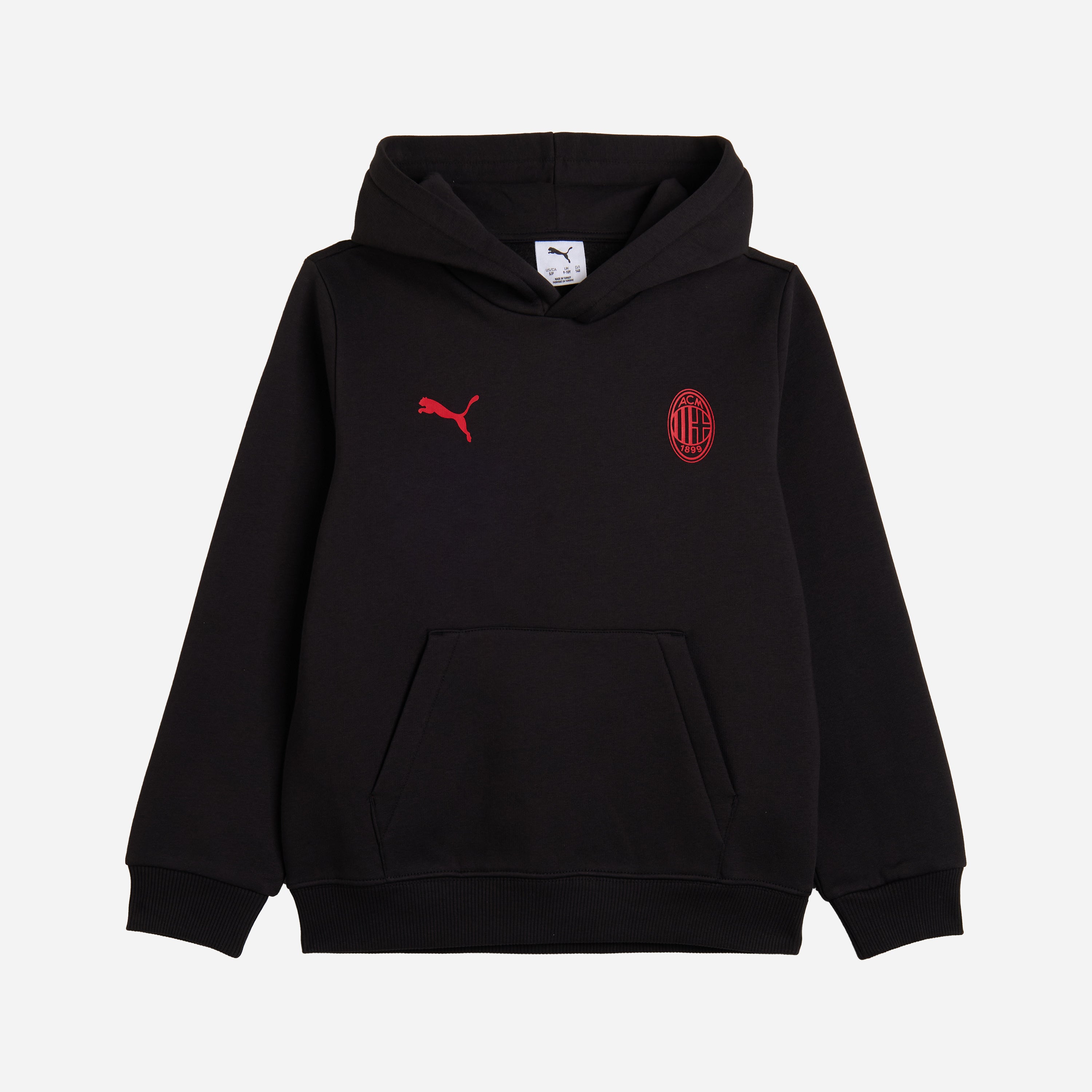 AC MILAN KIDS BLACK HOODIE ESSENTIAL COLLECTION