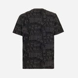 AC MILAN BLACK T-SHIRT WITH GRAPHIC CULTURE COLLECTION