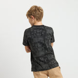 AC MILAN KIDS BLACK T-SHIRT CULTURE COLLECTION