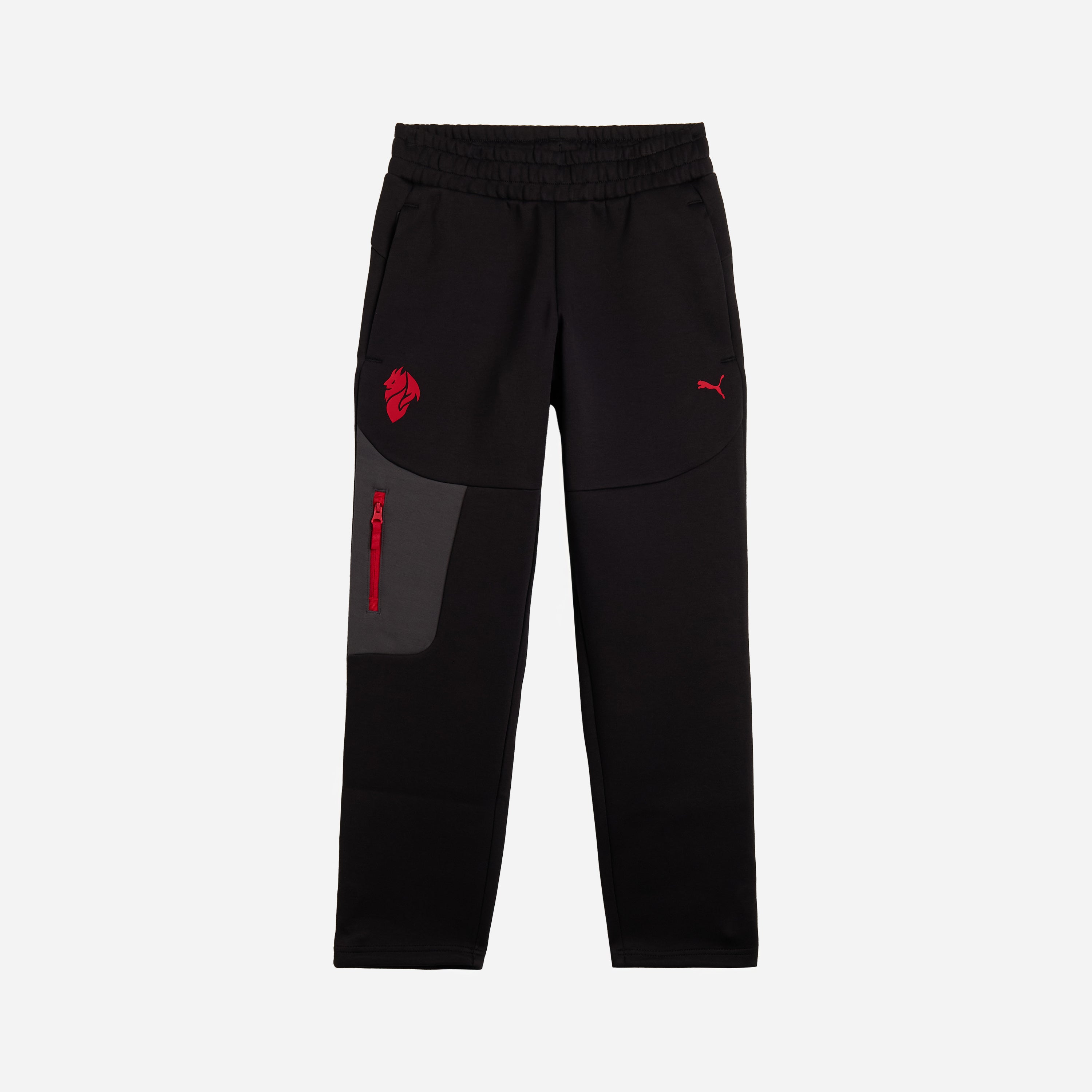 MILAN PUMATECH 2025/26 KIDS' BLACK PANTS WITH POCKETS