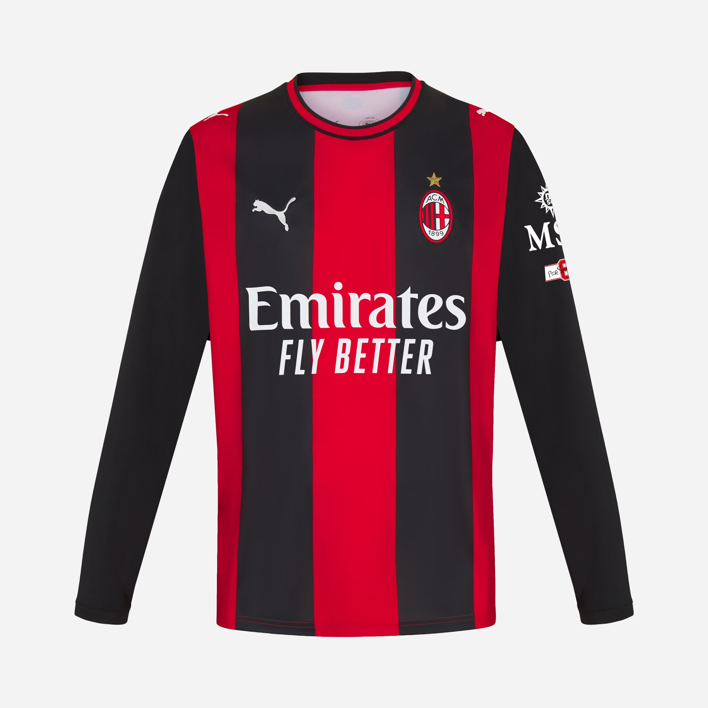 MAGLIA MILAN GARA HOME 2026/27 A MANICHE LUNGHE