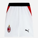 MILAN HOME 2026/27 KIDS' WHITE SHORTS