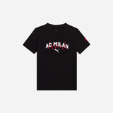 AC MILAN KIDS BLACK T-SHIRT CULTURE COLLECTION