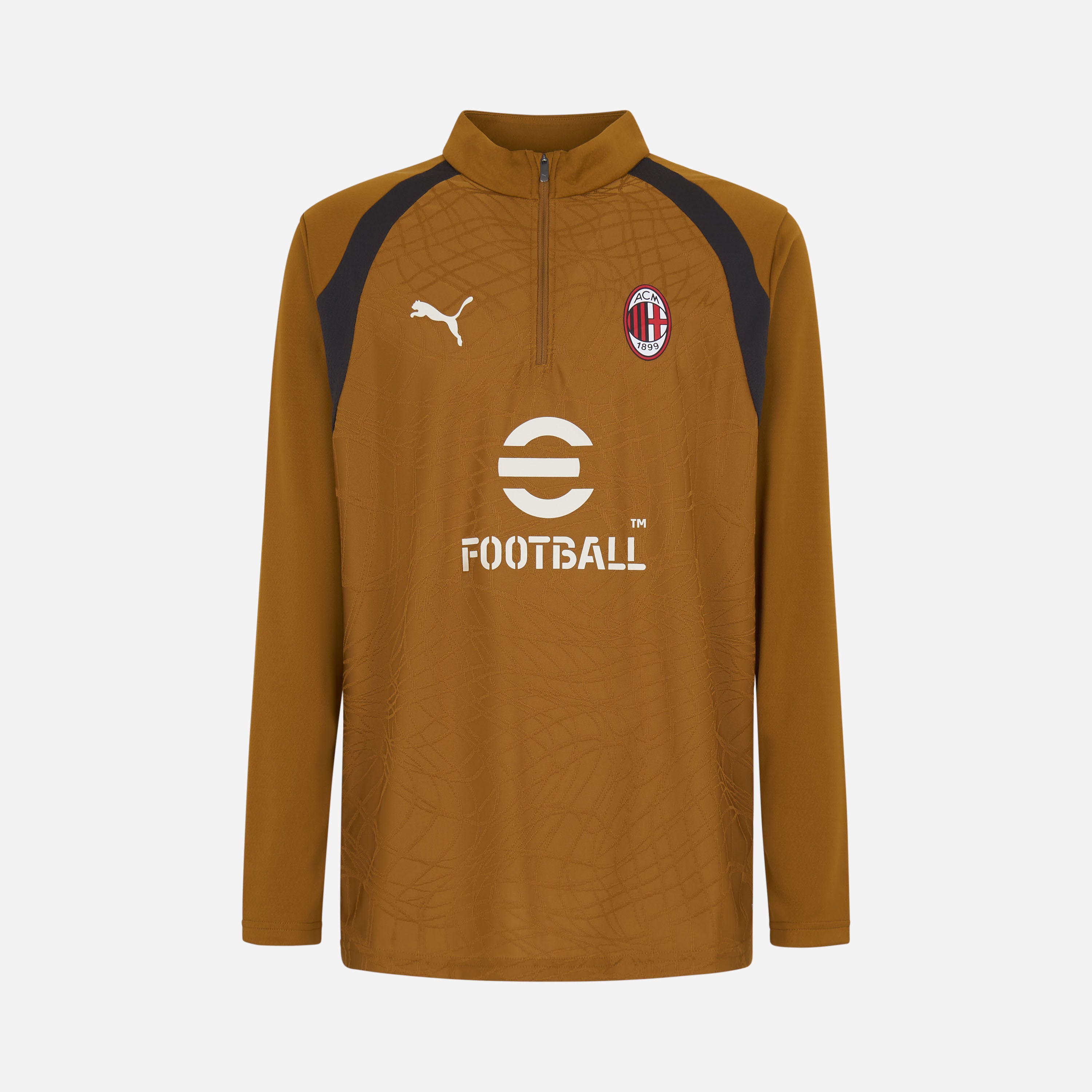 MILAN 1/4 ZIP LONG-SLEEVE TRAINING 2026/27 GOLD JERSEY