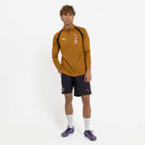 MILAN TRAINING 2026/27 GOLD JACKET WITH ZIPPER AND POCKETS