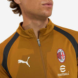 MILAN TRAINING 2026/27 GOLD JACKET WITH ZIPPER AND POCKETS