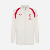 MILAN TRAINING 2026/27 WHITE JACKET WITH ZIPPER AND POCKETS