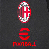 MILAN TRAINING 2026/27 KIDS' DARK GREY JACKET WITH ZIPPER AND POCKETS