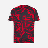 MILAN PREMATCH 2026/27 RED AND BLACK T-SHIRT