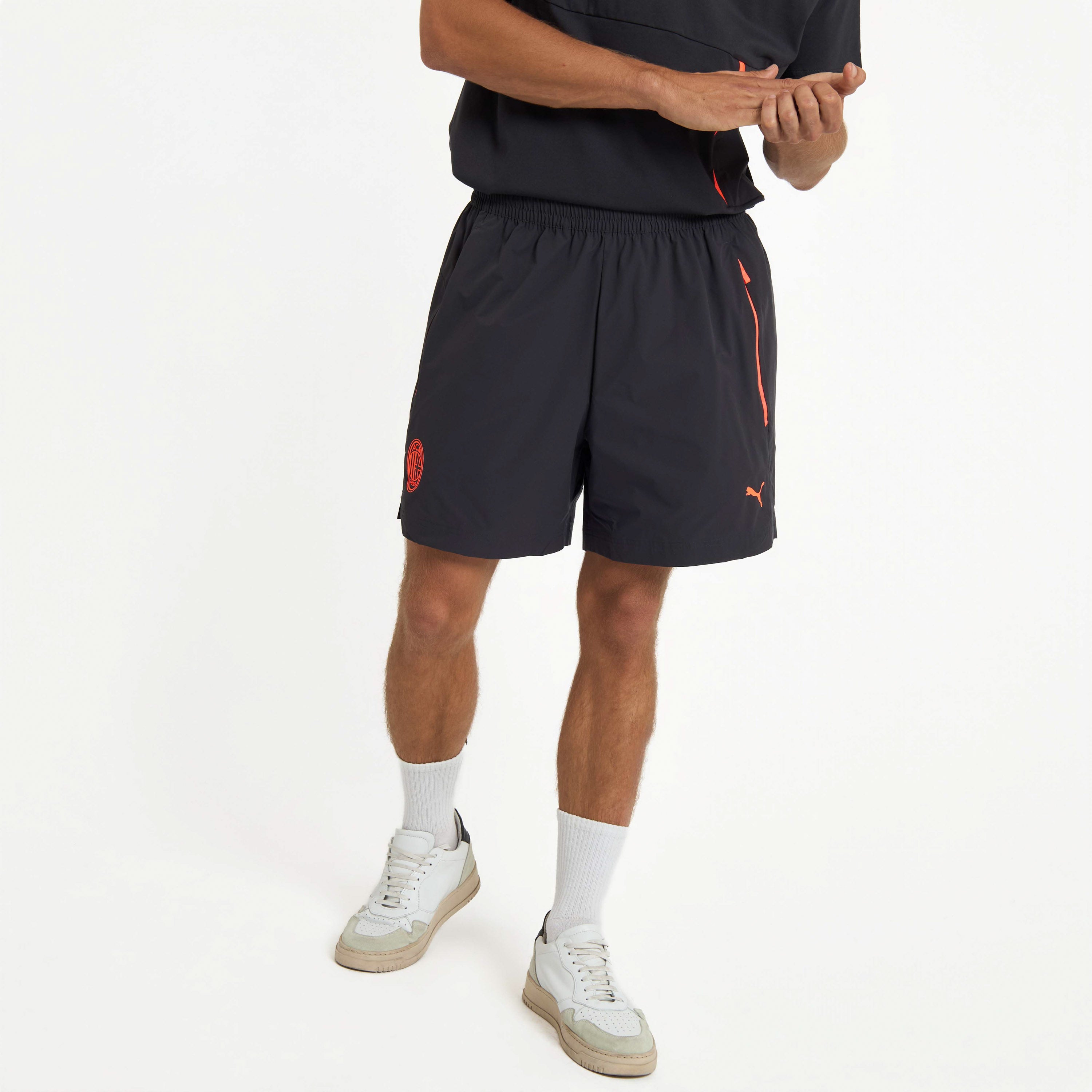 MILAN PUMATECH 2026/27 DARK GREY SHORTS WITH POCKETS
