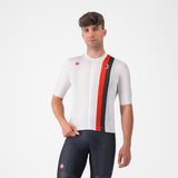 CASTELLI X AC MILAN WHITE CYCLING JERSEY