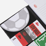 BUNDLE NOTEBOOK WITH STICKY NOTES + STATIONARY SET AC MILAN