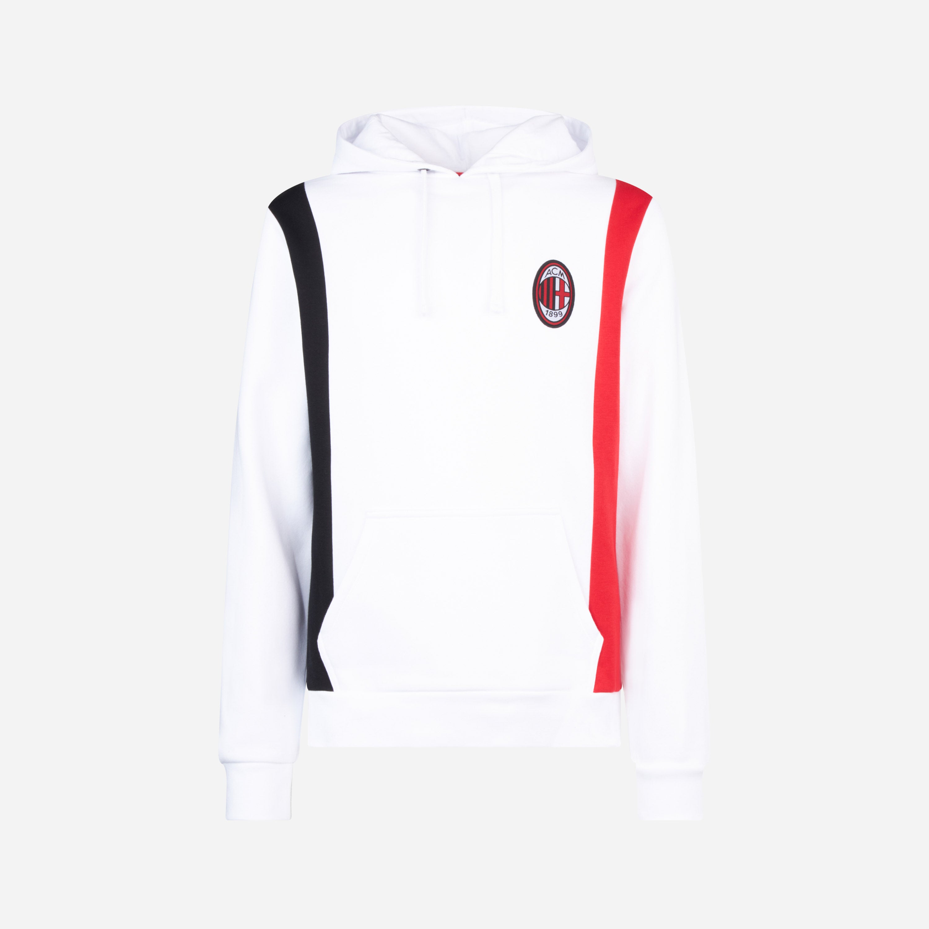 AC MILAN HOODIE WITH RED&BLACK DETAILS